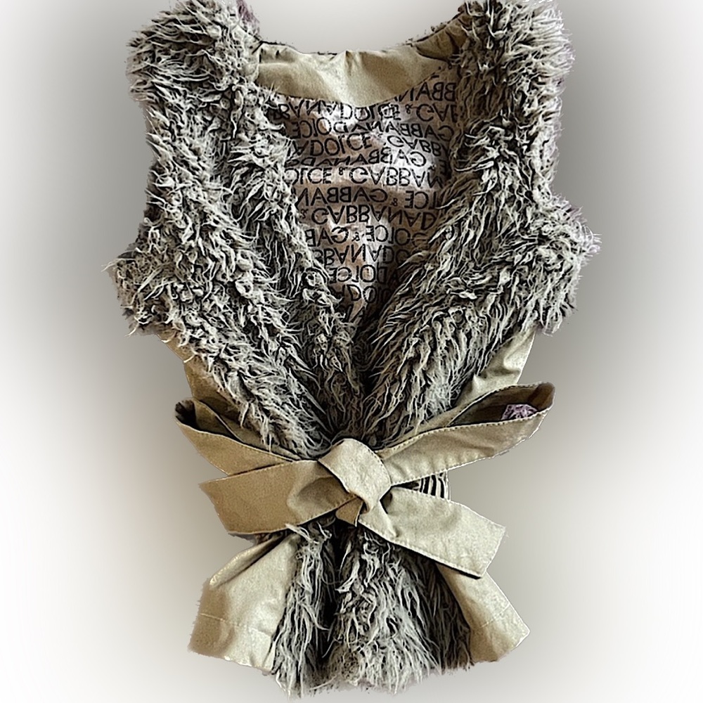 Dolce & Gabbana Fur & Leather Vest